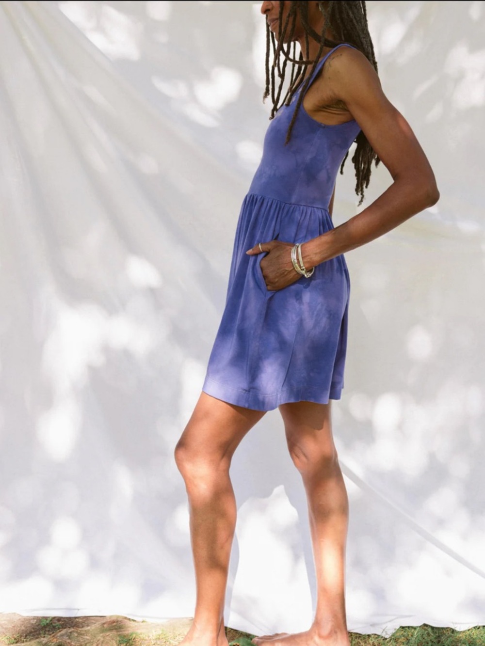 PURUSHA PEOPLE PHLOX DRESS, gorgeous, sustainable, forest fiber, small batch. - Picture 8 of 10